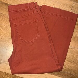 High Rise Wide Leg Crops Size 6